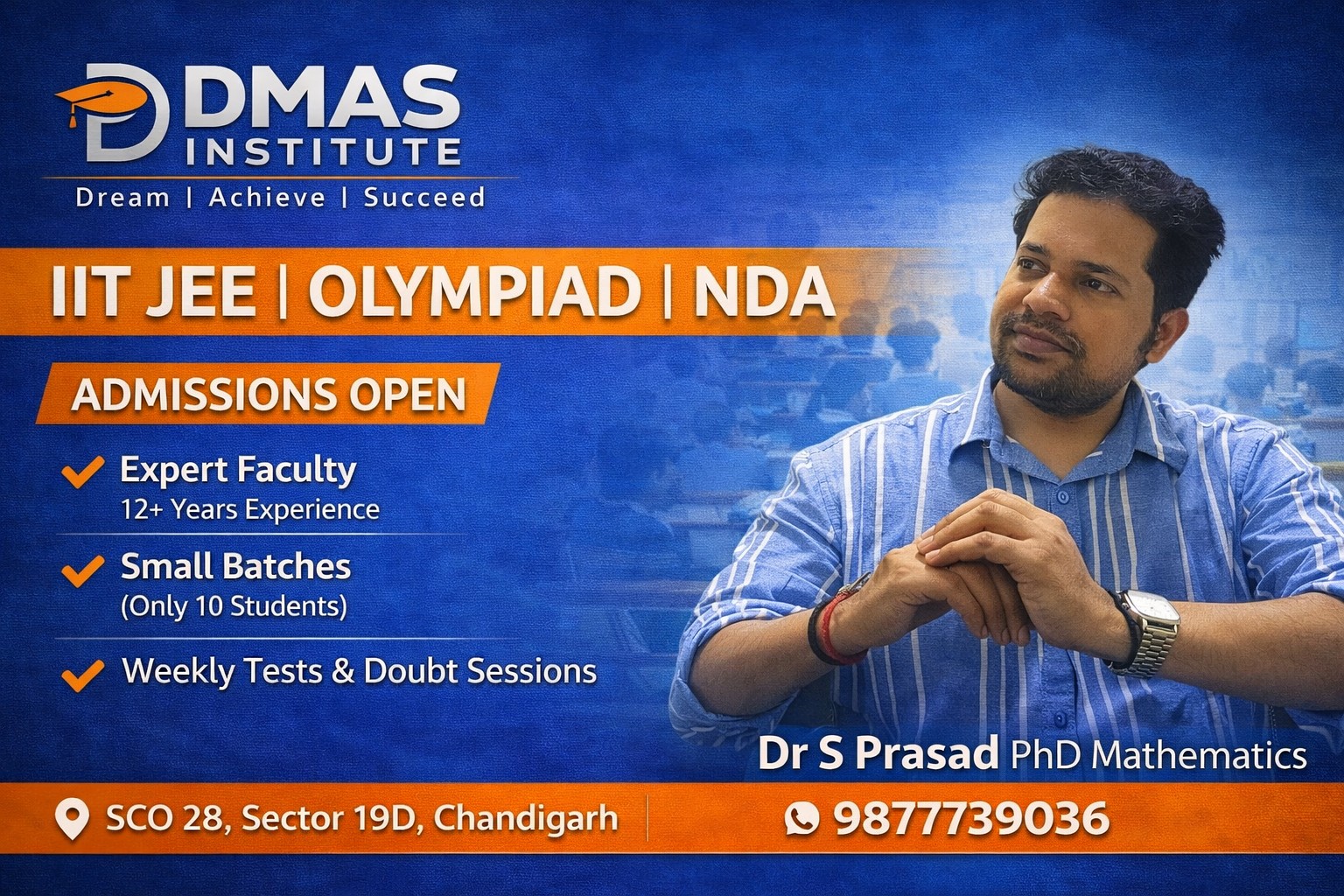 DMAS Institute admissions information