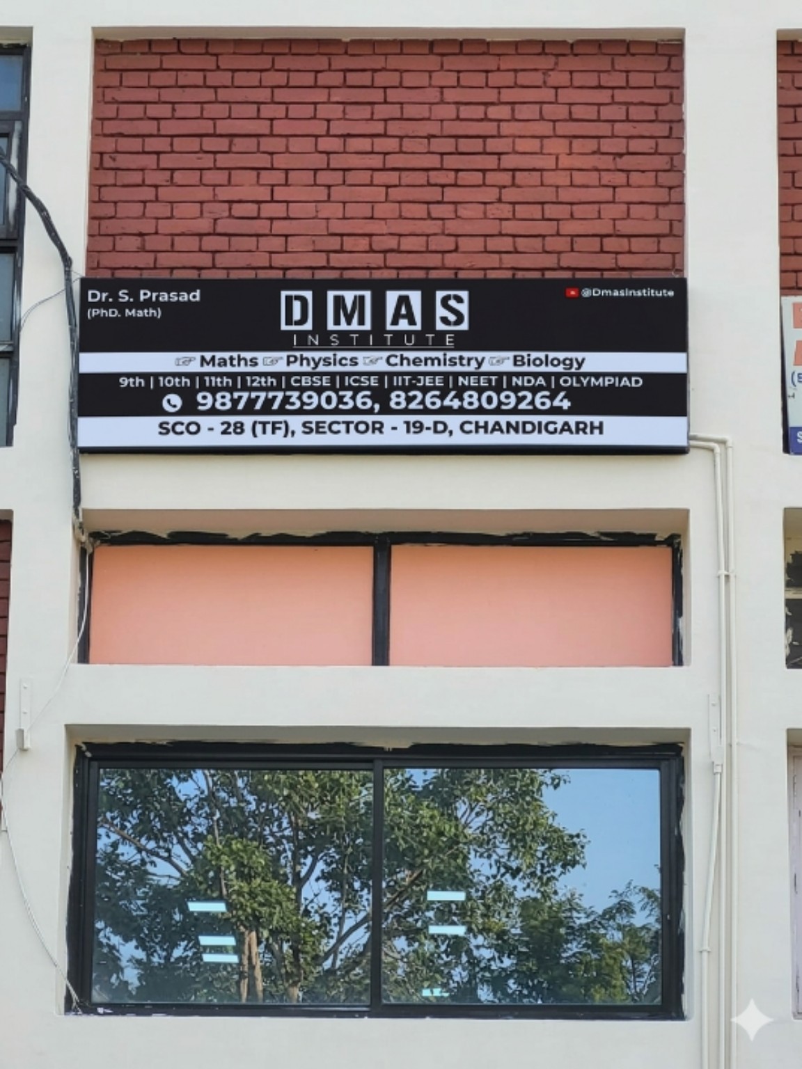 DMAS Institute signboard Chandigarh