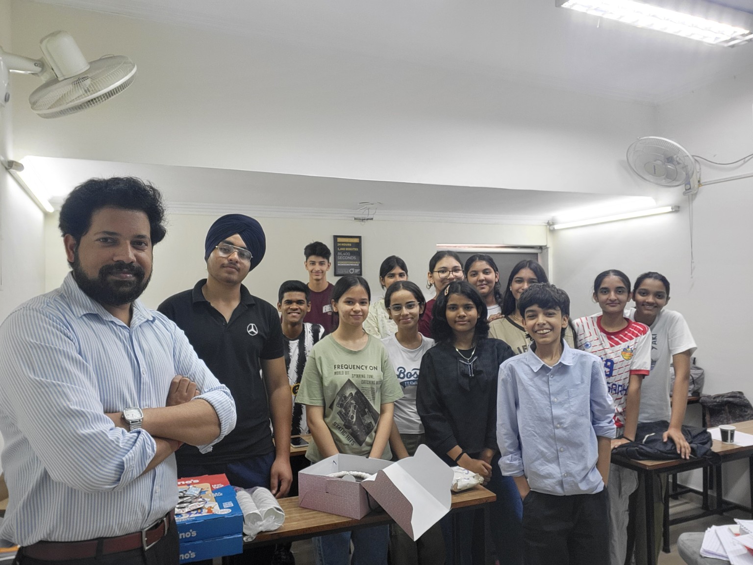 Dr. S. Prasad teaching Mathematics